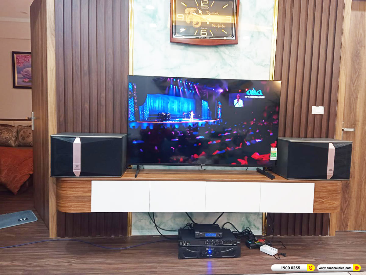 Lắp đặt d&agrave;n karaoke JBL hơn 53tr cho chị Huyền ở H&agrave; Nội