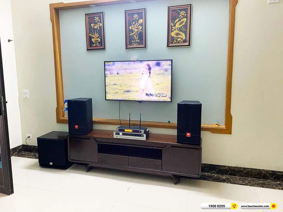 Lắp đặt d&agrave;n karaoke JBL gần 40tr cho chị Huyền ở Thanh H&oacute;a