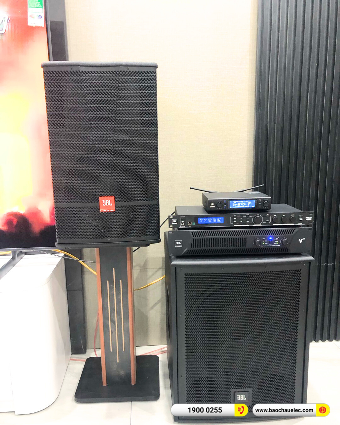 Lắp đặt d&agrave;n karaoke JBL hơn 83tr cho chị Lan Anh tại H&agrave; Nội
