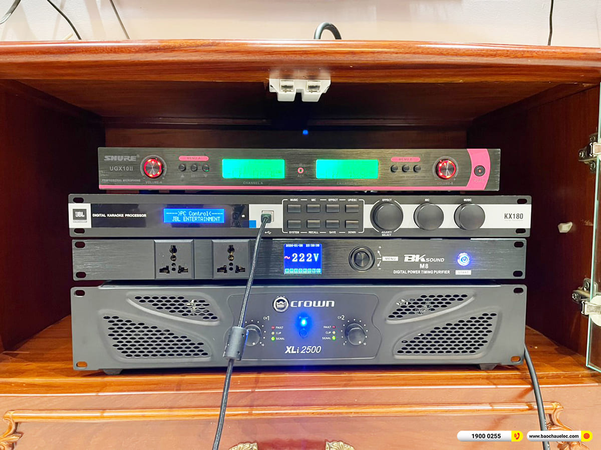 Lắp đặt dàn karaoke JBL gần 75tr cho chị Liên ở TPHCM