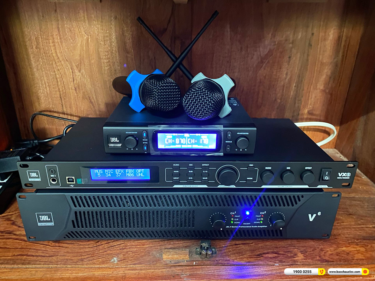 Lắp đặt d&agrave;n karaoke JBL gần 59tr cho chị Linh ở B&igrave;nh Phước