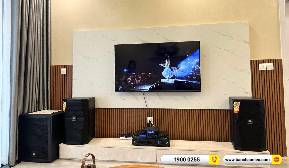 Lắp đặt d&agrave;n karaoke JBL hơn 84tr cho chị Linh tại H&agrave; Nội
