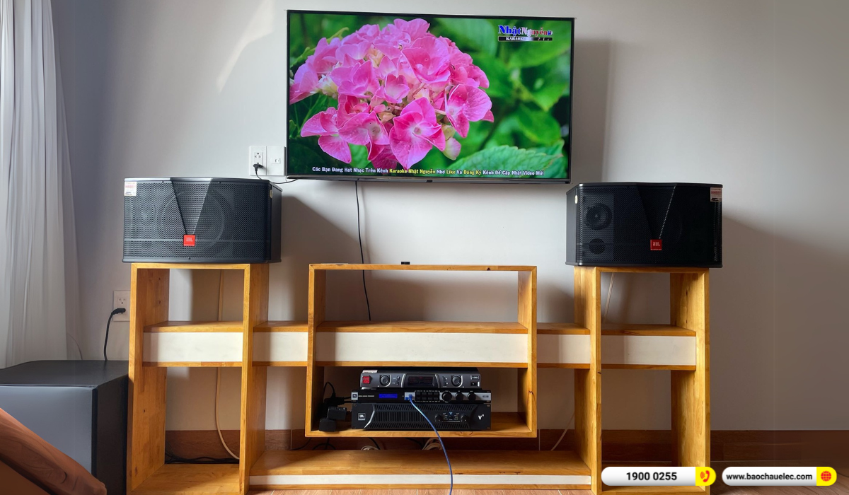 Lắp đặt d&agrave;n karaoke JBL hơn 45tr cho chị Mai tại TP HCM