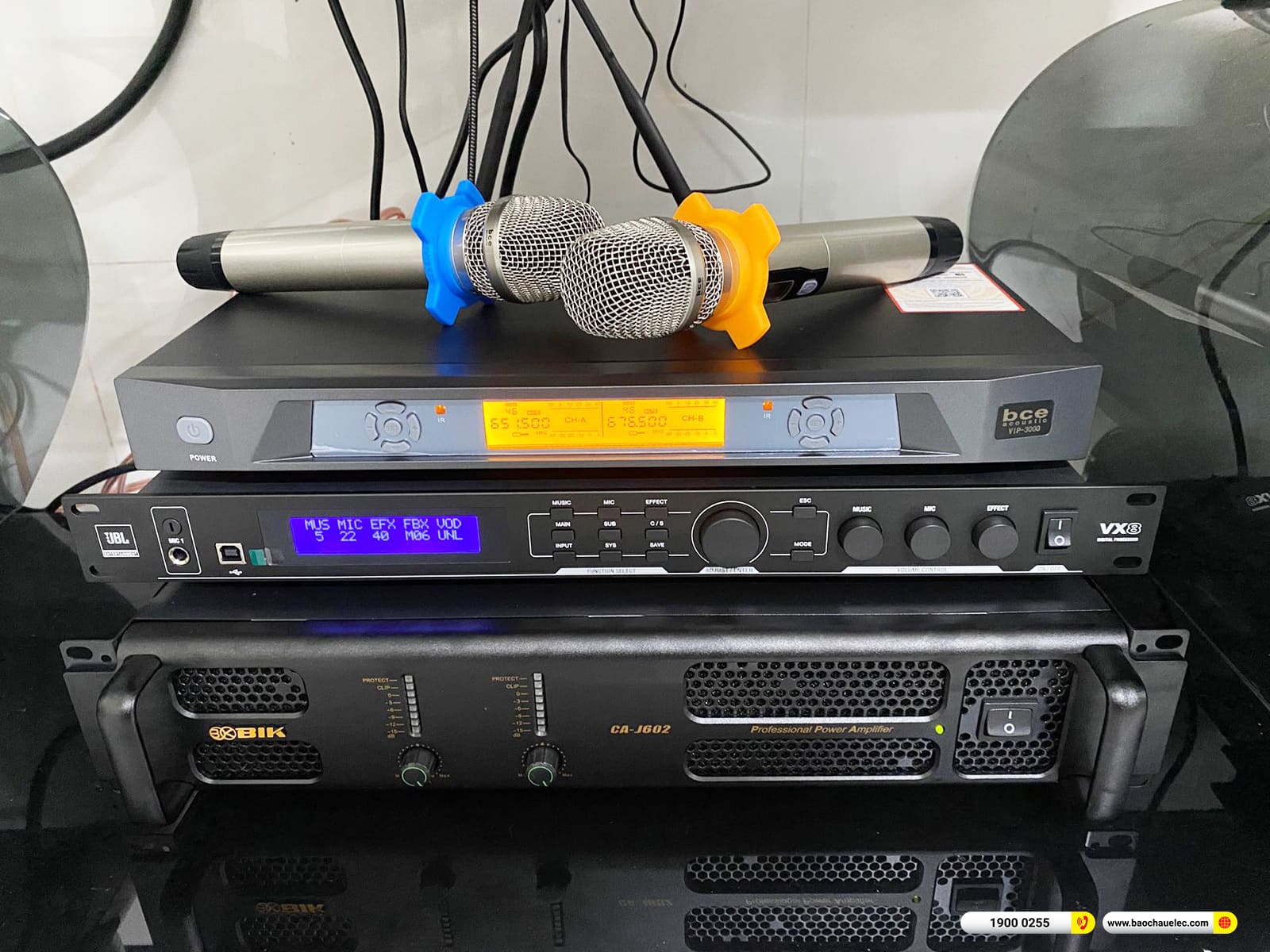 Lắp đặt dàn karaoke JBL gần 62tr cho chị Oanh ở Bình Dương