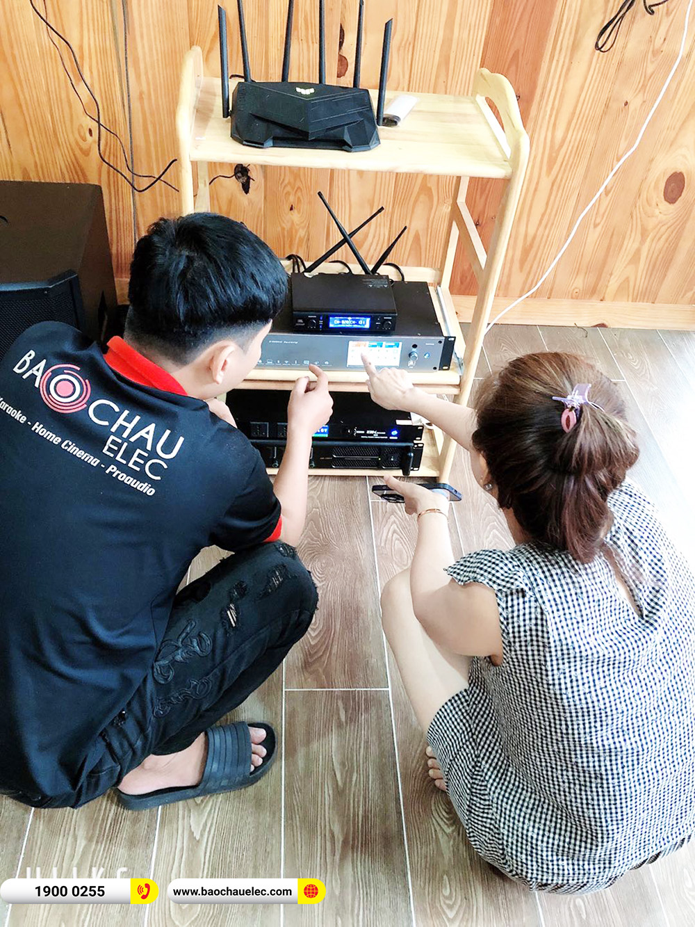 Lắp đặt d&agrave;n karaoke JBL gần 93tr cho chị Quy&ecirc;n ở B&igrave;nh Dương