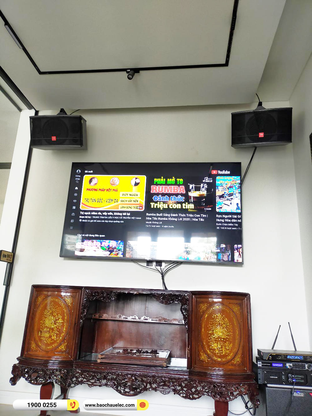 Lắp đặt d&agrave;n karaoke JBL gần 38tr cho chị Thảo ở TPHCM