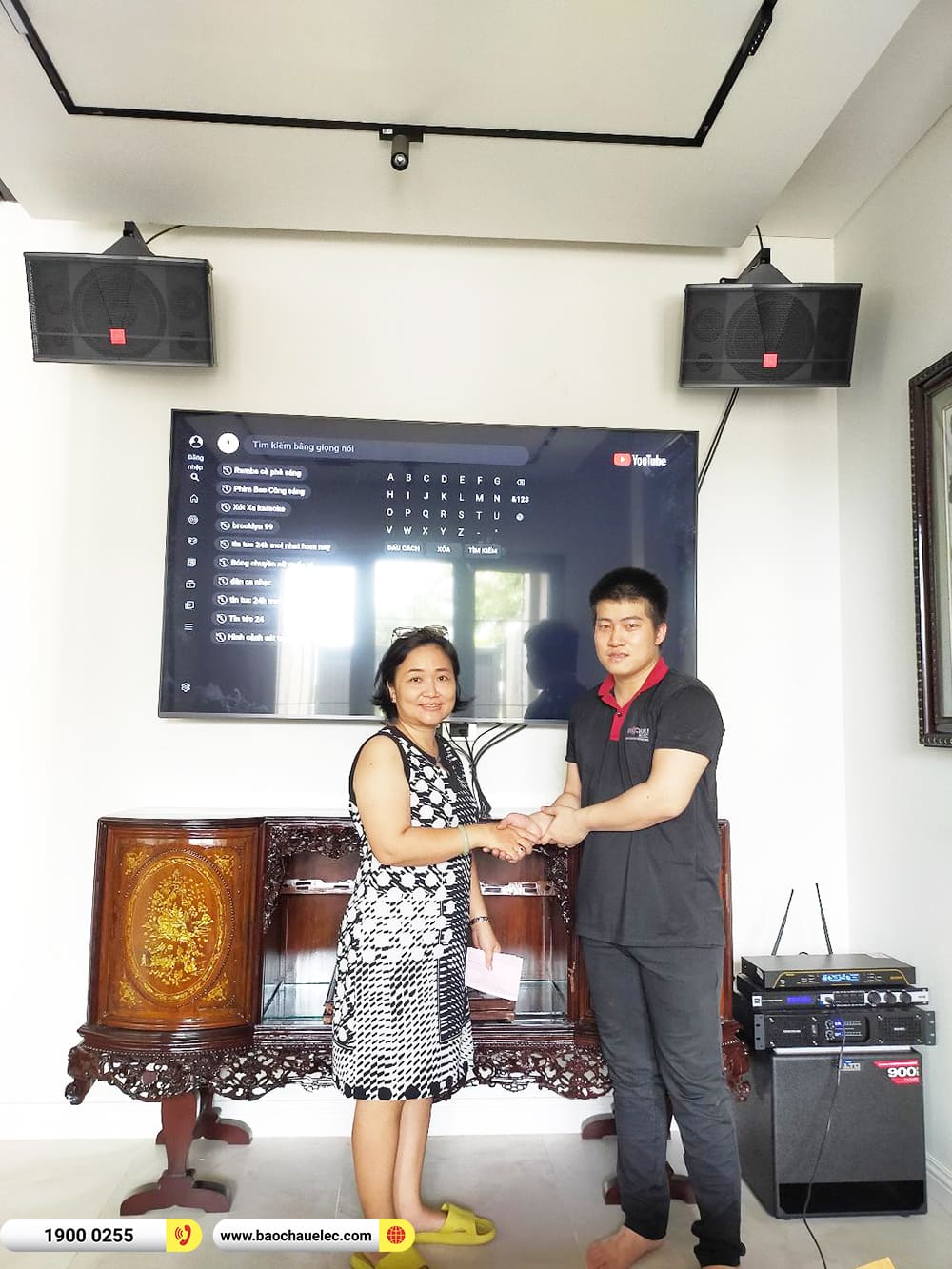 Lắp đặt d&agrave;n karaoke JBL gần 38tr cho chị Thảo ở TPHCM 