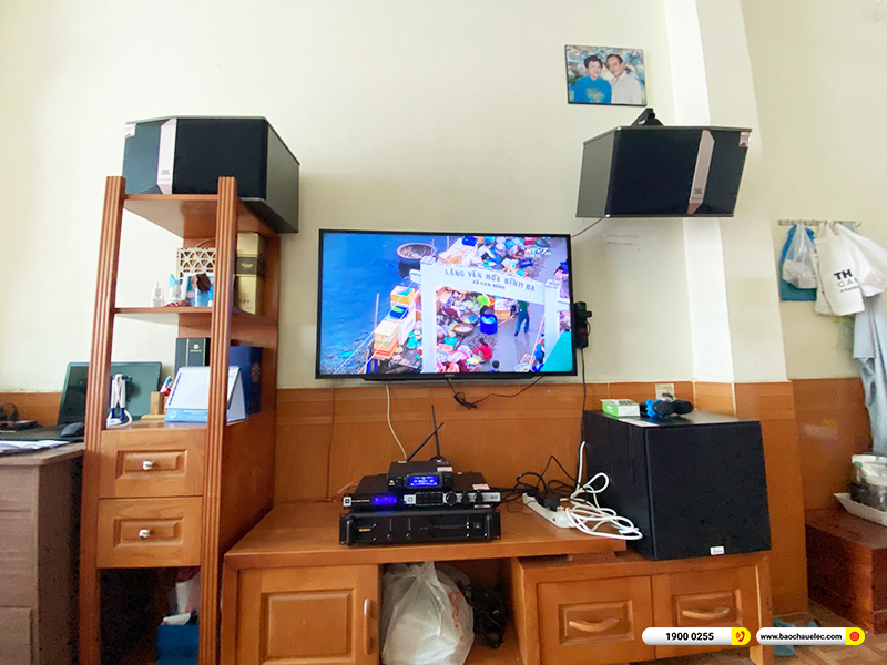 Lắp đặt d&agrave;n karaoke JBL hơn 38tr cho chị Thu ở TPCHM 