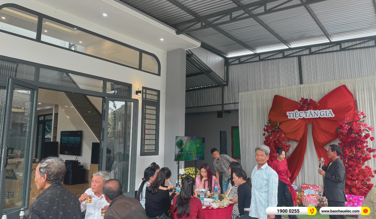 Lắp đặt d&agrave;n karaoke JBL gần 71tr cho chị Trang tại Huế