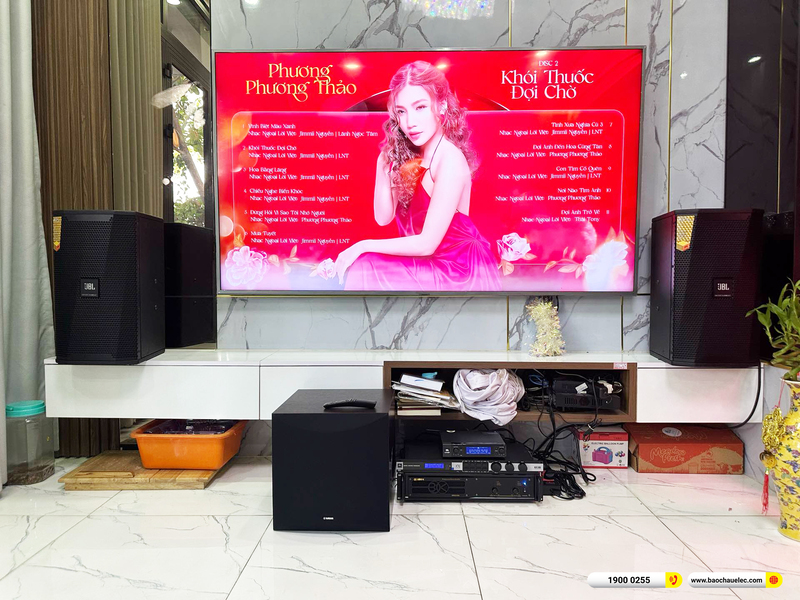 Lắp đặt d&agrave;n karaoke JBL hơn 45tr cho chị Tường Anh ở TPHCM