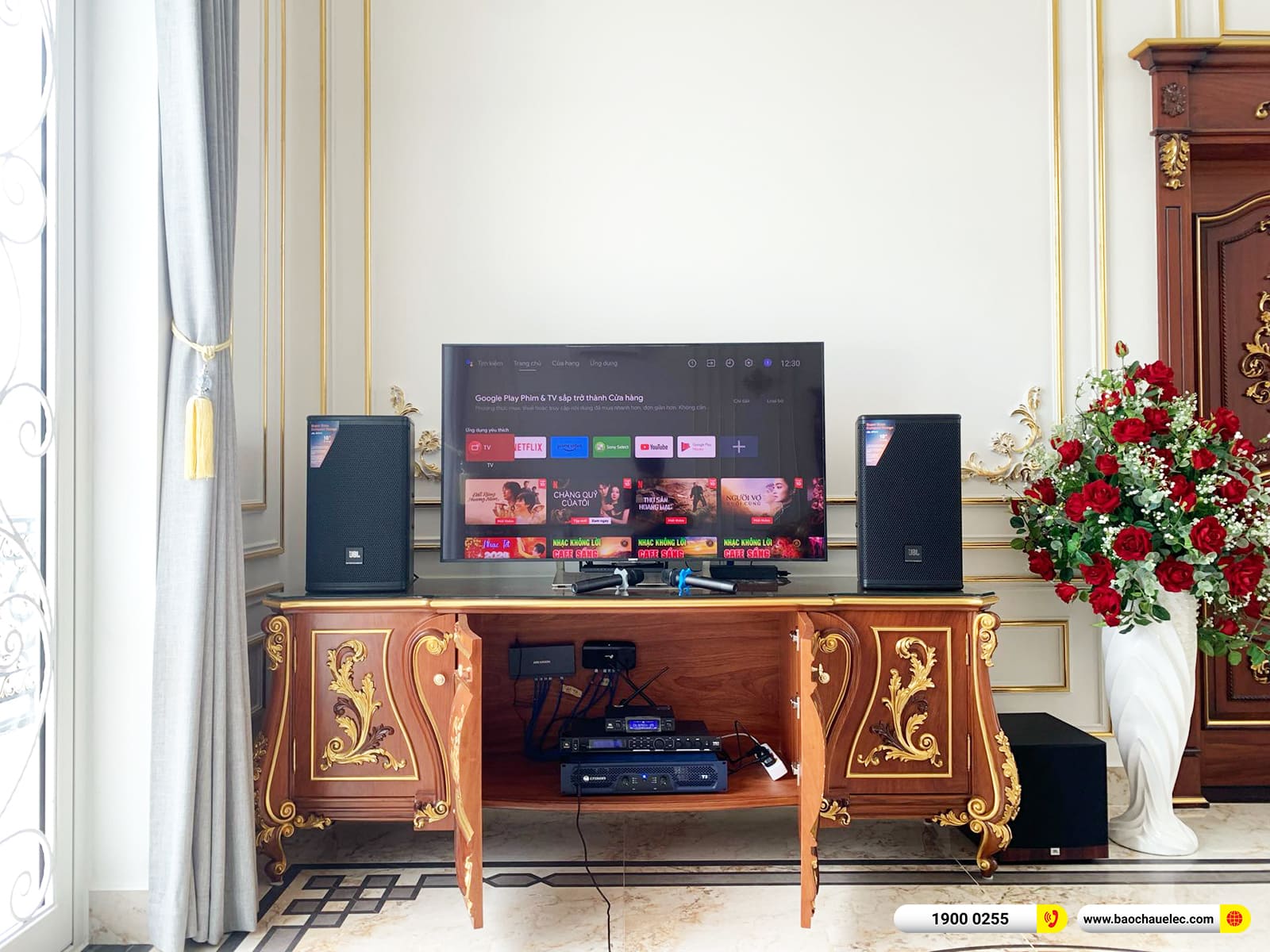 Lắp đặt d&agrave;n karaoke JBL hơn 56tr cho chị Xu&acirc;n ở Tiền Giang