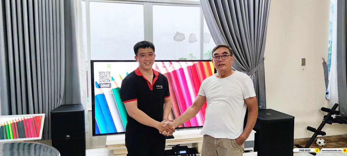  Lắp đặt d&agrave;n karaoke JBL gần 141tr cho ch&uacute; Gi&agrave;u ở TPHCM