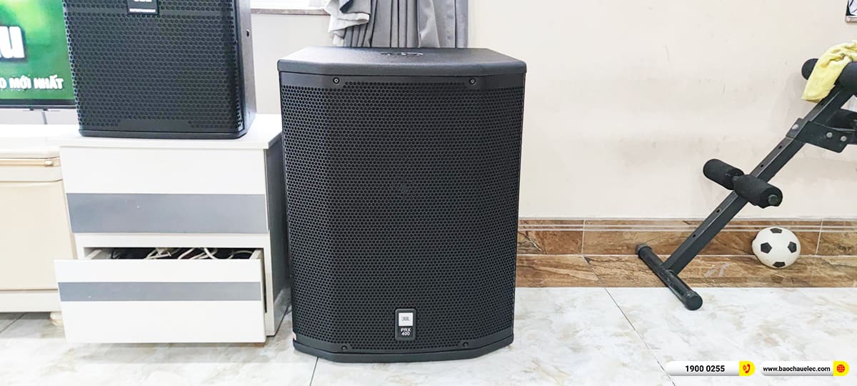 Lắp đặt d&agrave;n karaoke JBL gần 141tr cho ch&uacute; Gi&agrave;u ở TPHCM