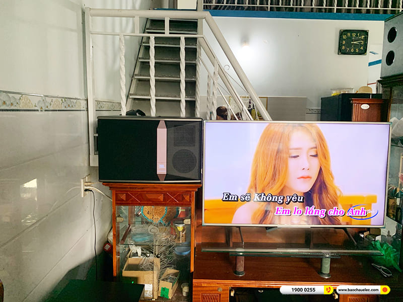 Lắp đặt d&agrave;n karaoke JBL cho ch&uacute; Hi&ecirc;n ở Ninh Thuận