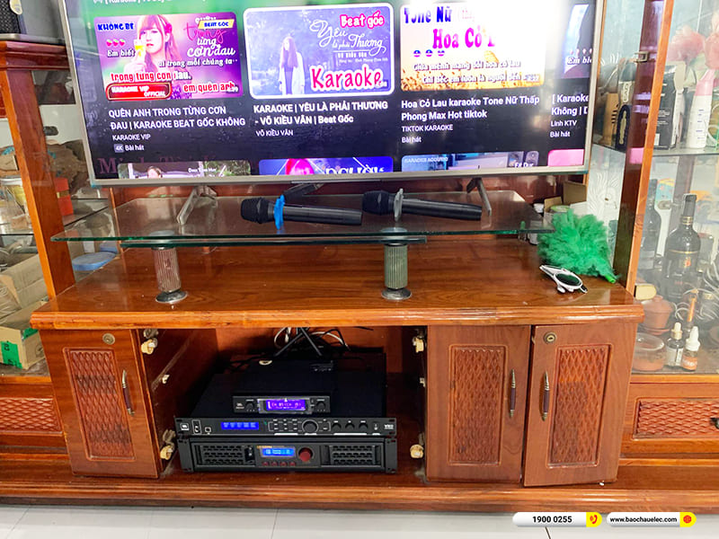 Lắp đặt d&agrave;n karaoke JBL cho ch&uacute; Hi&ecirc;n ở Ninh Thuận