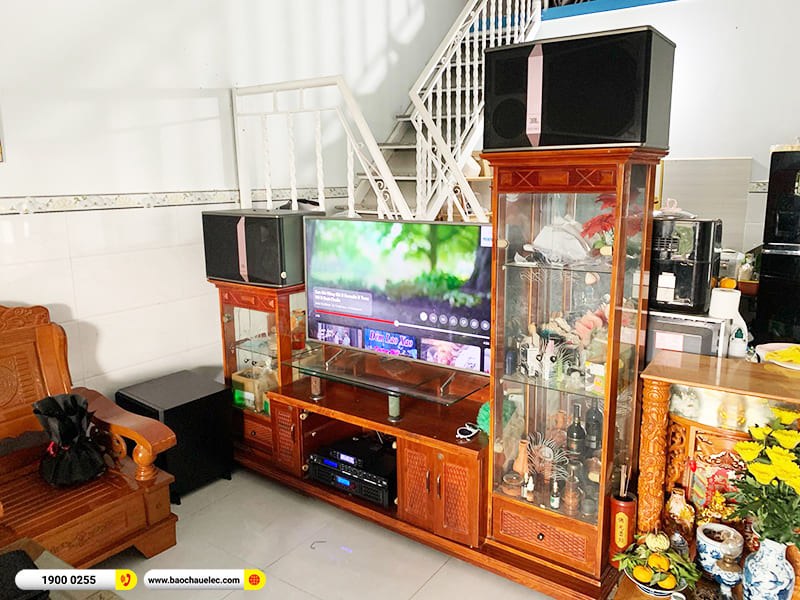 Lắp đặt d&agrave;n karaoke JBL cho ch&uacute; Hi&ecirc;n ở Ninh Thuận