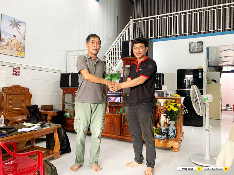 Lắp đặt d&agrave;n karaoke JBL cho ch&uacute; Hi&ecirc;n ở Ninh Thuận