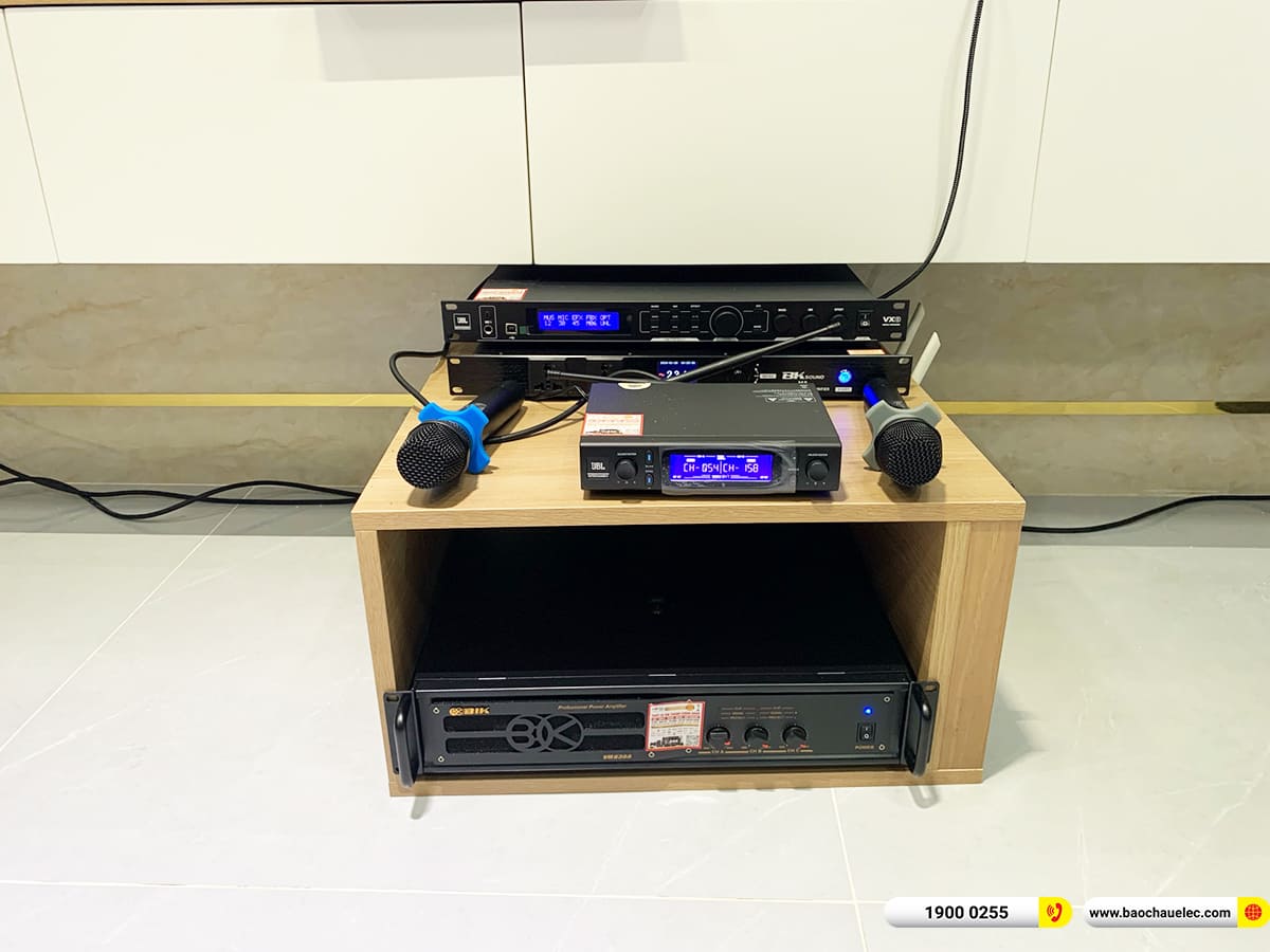 Lắp đặt d&agrave;n karaoke JBL hơn 87tr cho ch&uacute; Vinh ở TPHCM