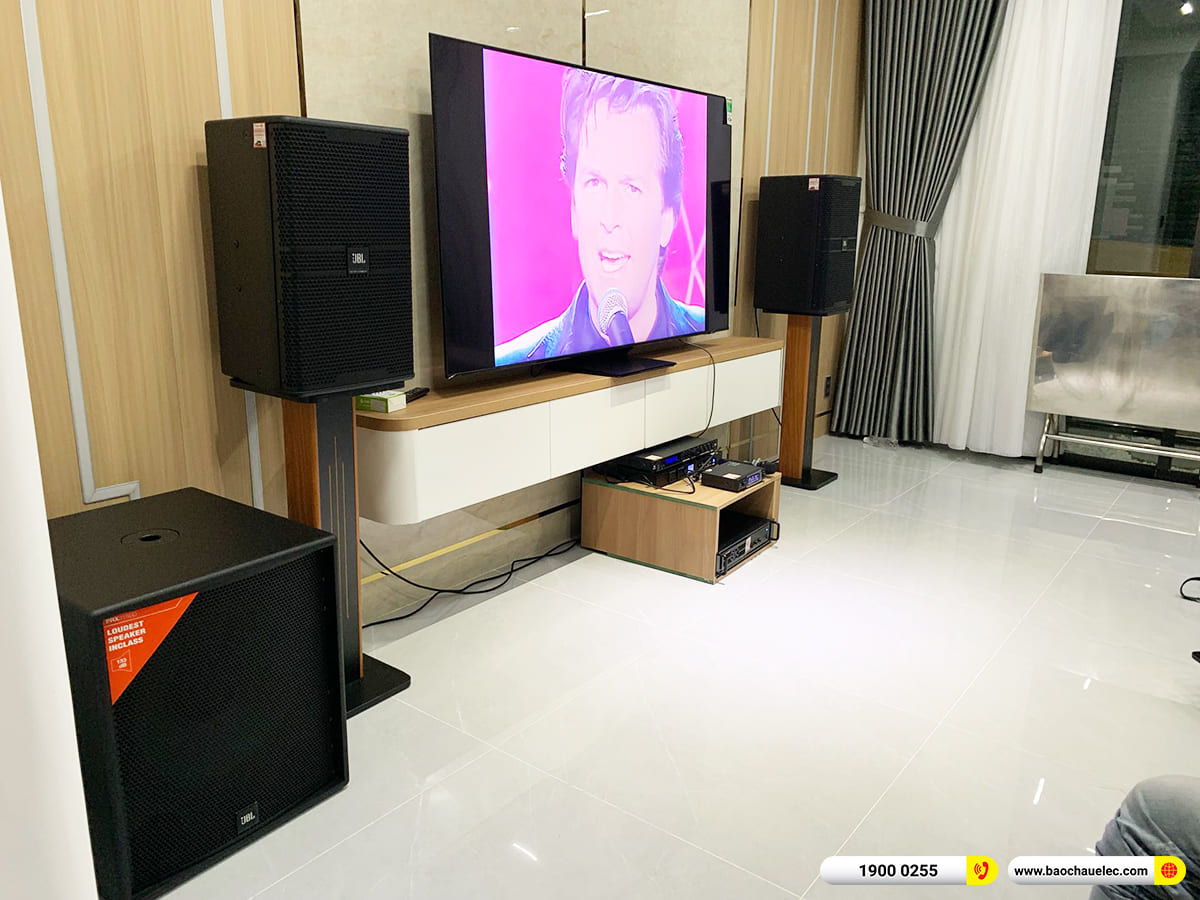 Lắp đặt d&agrave;n karaoke JBL hơn 87tr cho ch&uacute; Vinh ở TPHCM