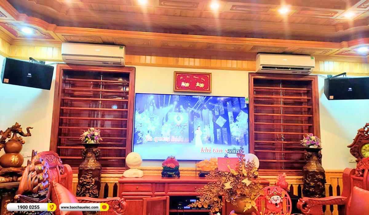 Lắp đặt d&agrave;n karaoke JBL gần 93tr cho c&ocirc; Nhung tại Bắc Ninh