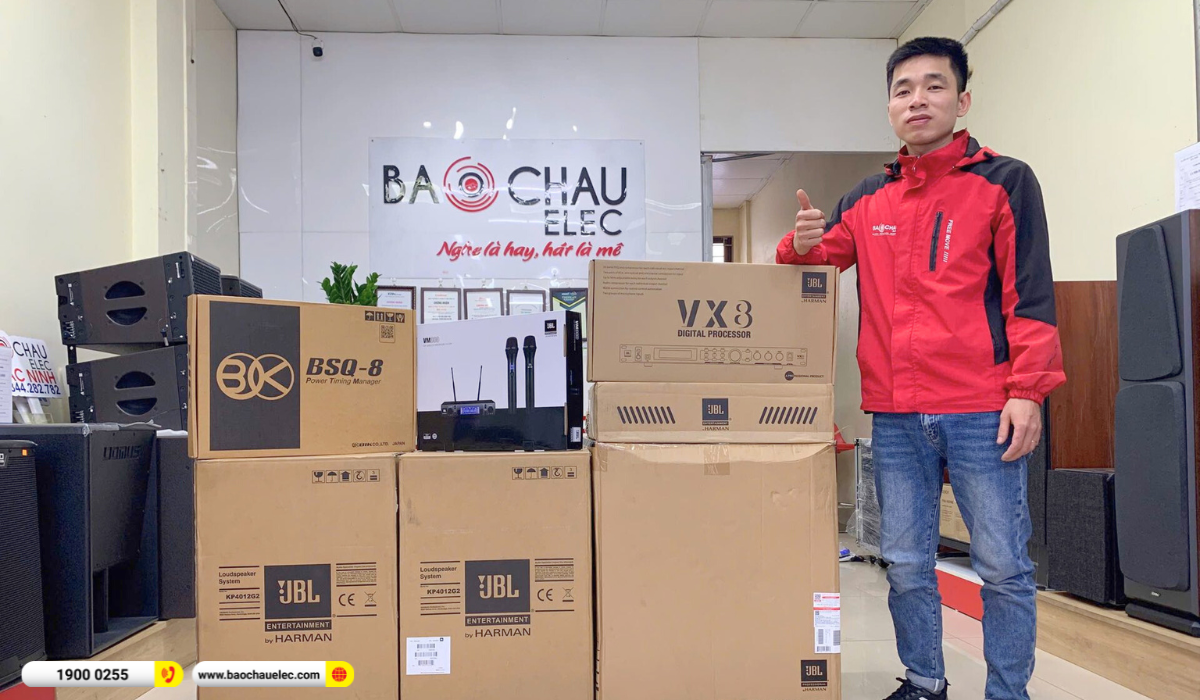 Lắp đặt d&agrave;n karaoke JBL gần 93tr cho c&ocirc; Nhung tại Bắc Ninh