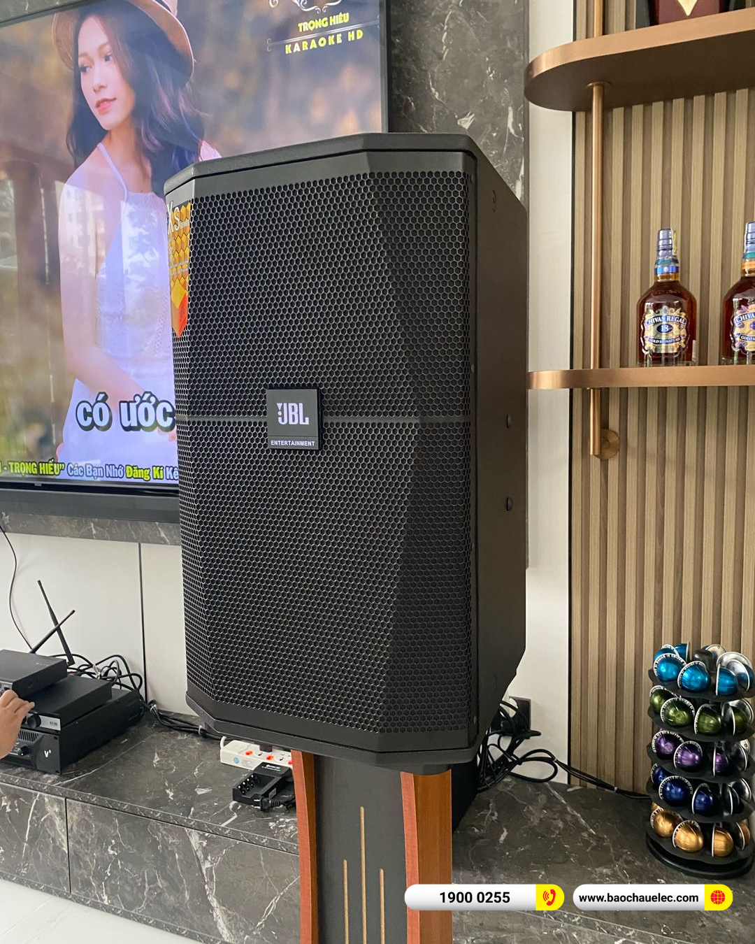 Lắp đặt d&agrave;n karaoke JBL gần 88tr cho anh Ch&acirc;u tại TPHCM