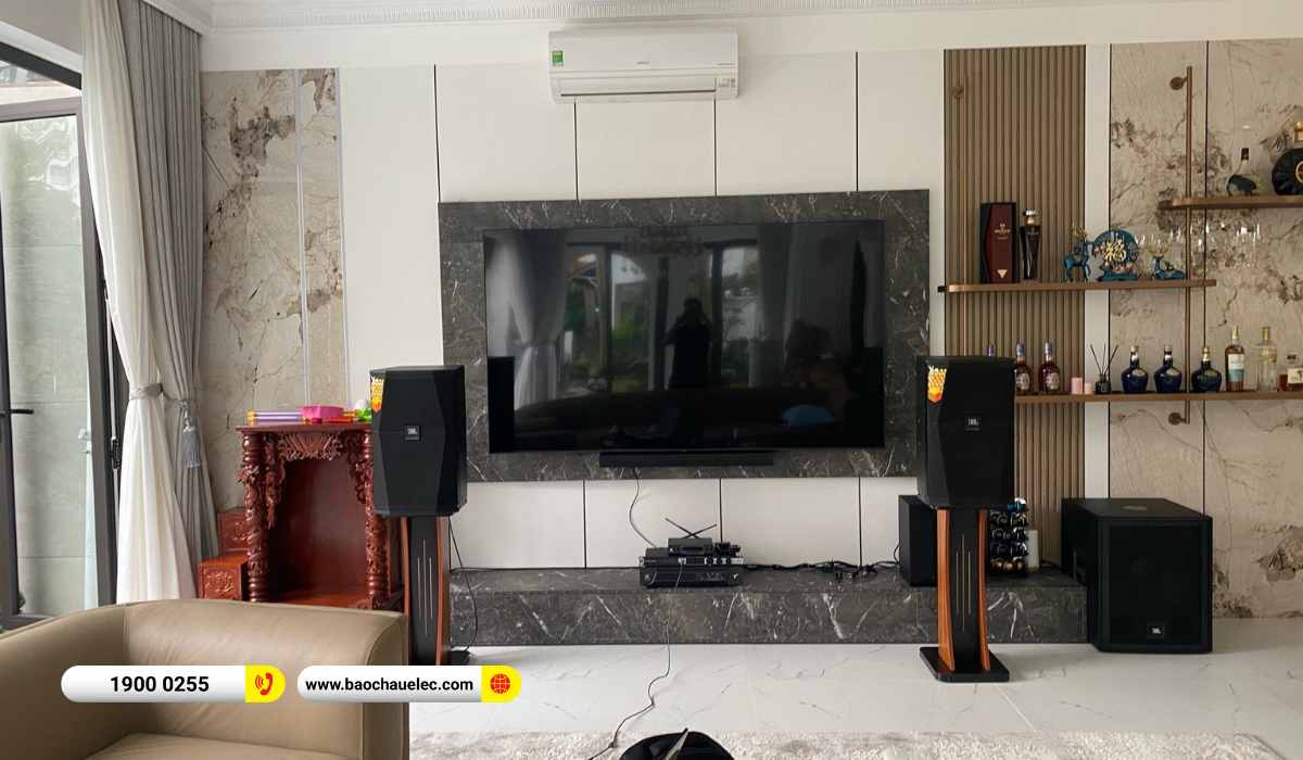 Lắp đặt d&agrave;n karaoke JBL gần 88tr cho anh Ch&acirc;u tại TPHCM