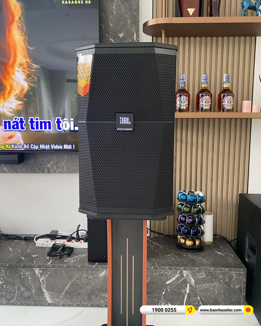 Lắp đặt d&agrave;n karaoke JBL gần 88tr cho anh Ch&acirc;u tại TPHCM