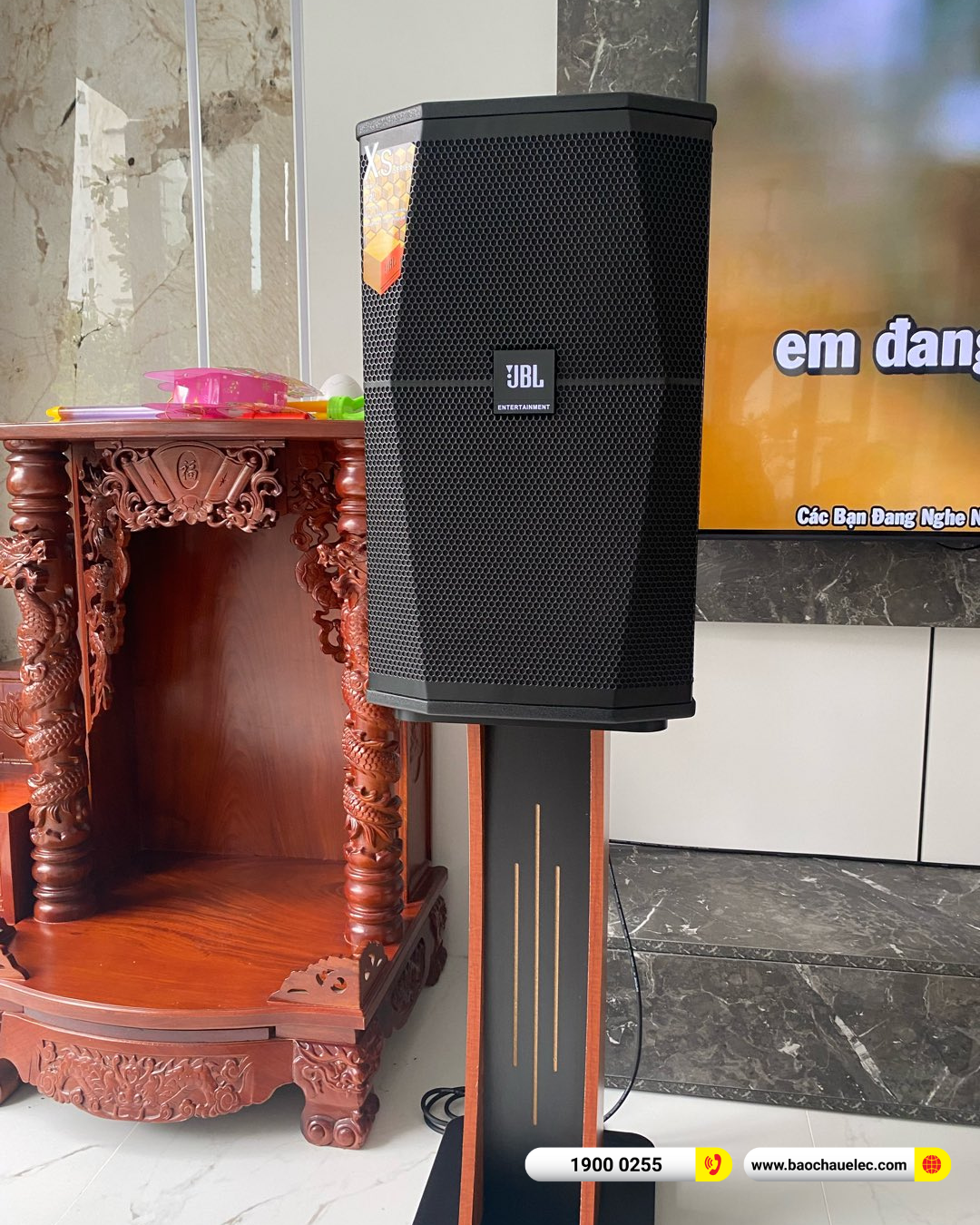 Lắp đặt d&agrave;n karaoke JBL gần 88tr cho anh Ch&acirc;u tại TPHCM