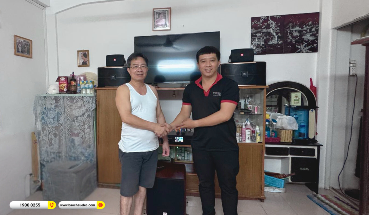 Lắp đặt d&agrave;n karaoke JBl hơn 25tr cho anh H&ugrave;ng tại TP HCM