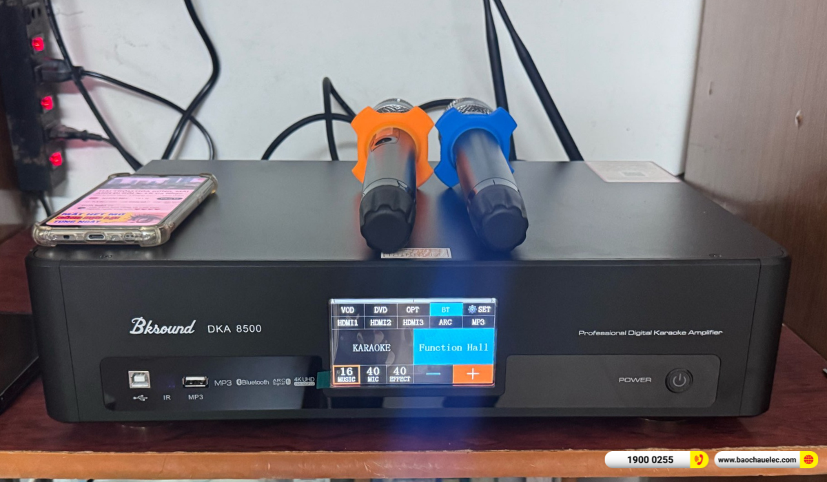 Lắp đặt d&agrave;n karaoke JBl hơn 25tr cho anh H&ugrave;ng tại TP HCM