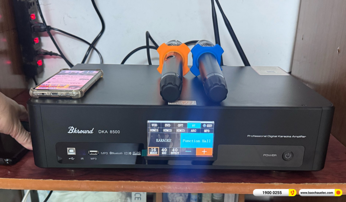 Lắp đặt d&agrave;n karaoke JBl hơn 25tr cho anh H&ugrave;ng tại TP HCM