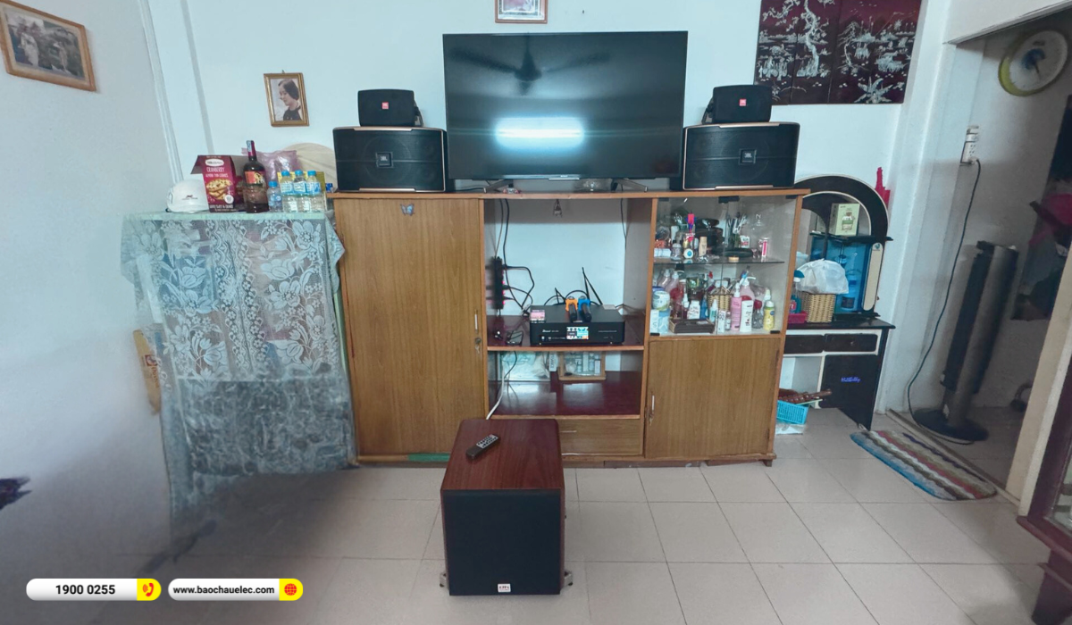 Lắp đặt d&agrave;n karaoke JBl hơn 25tr cho anh H&ugrave;ng tại TP HCM