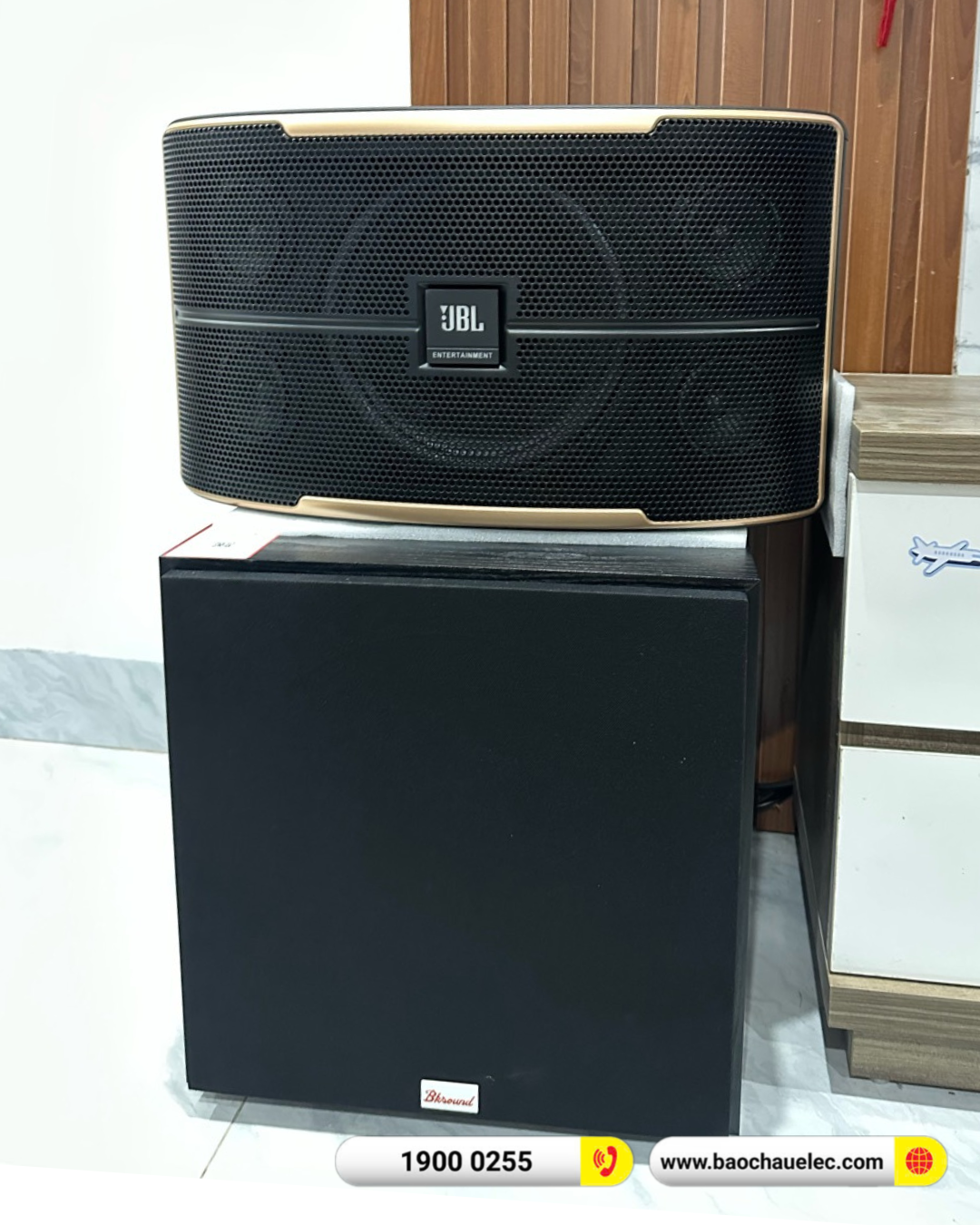 Lắp đặt d&agrave;n karaoke JBL hơn 25tr cho anh Việt tại H&agrave; Nội