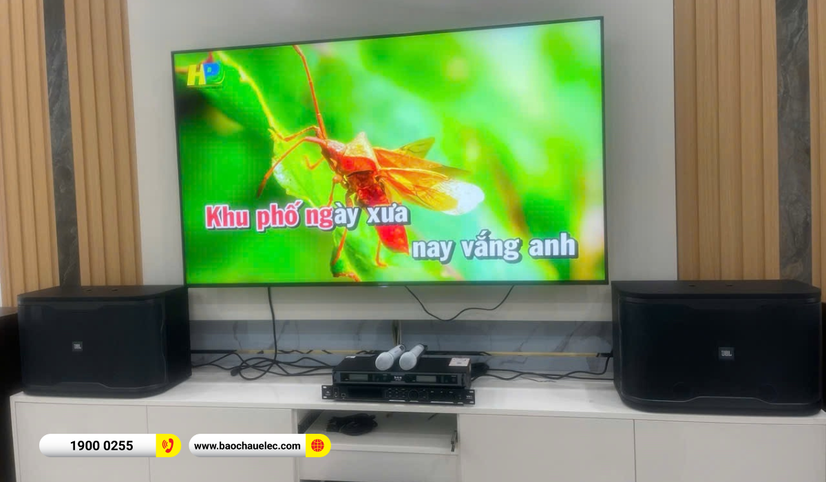 Lắp đặt d&agrave;n karaoke JBL hơn 26tr cho anh C&ocirc;ng tại G&ograve; Vấp