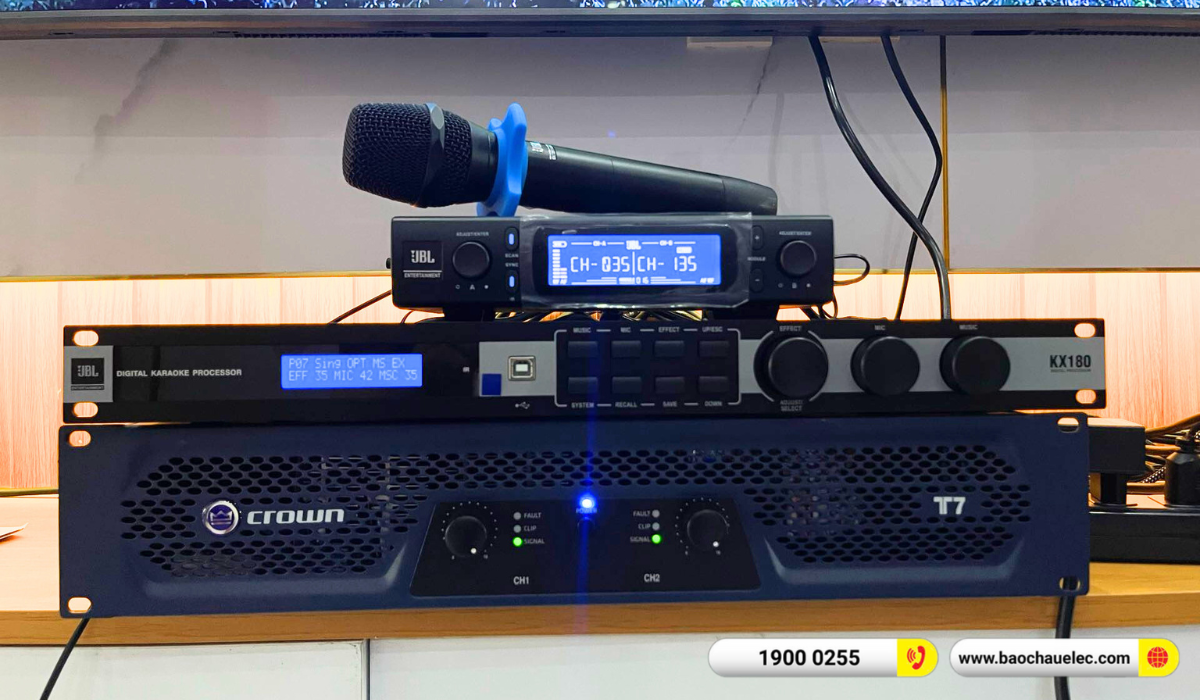 Lắp đặt d&agrave;n karaoke JBL hơn 71tr cho anh Phi tại Đồng Nai