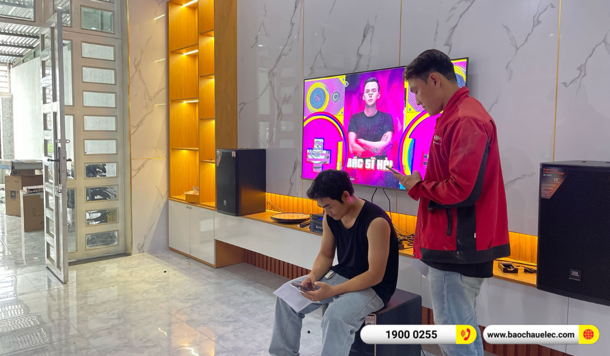 Lắp đặt d&agrave;n karaoke JBL hơn 71tr cho anh Phi tại Đồng Nai