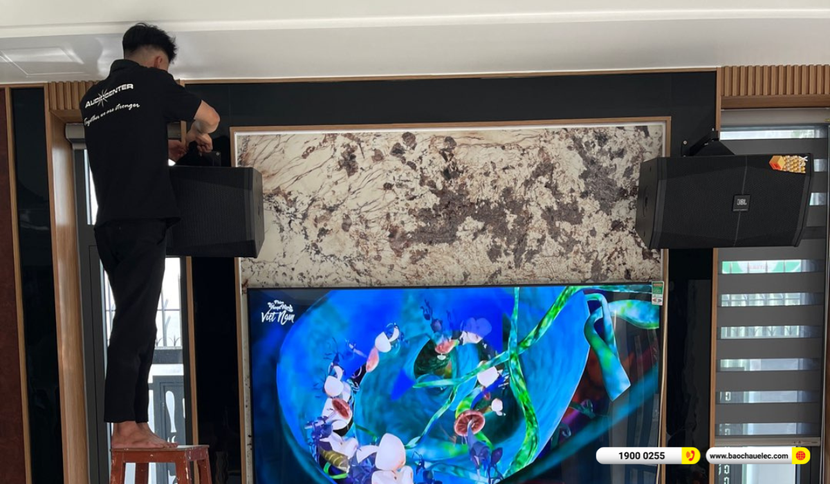 Lắp đặt d&agrave;n karaoke JBL hơn 75tr cho anh Tuấn tại B&igrave;nh Dương