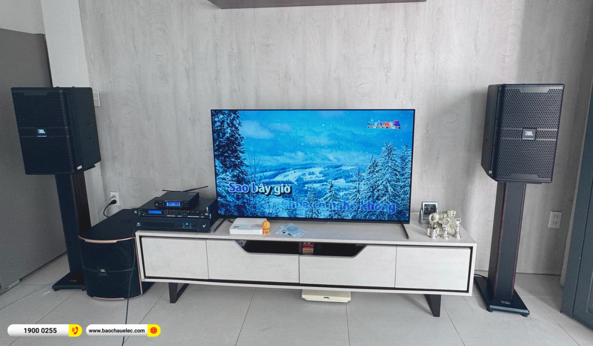 Lắp đặt d&agrave;n karaoke JBL hơn 76tr cho anh Việt tại TP HCM
