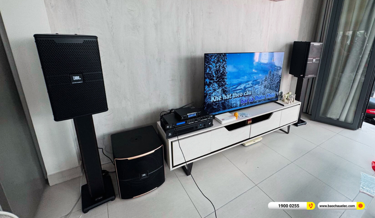 Lắp đặt d&agrave;n karaoke JBL hơn 76tr cho anh Việt tại TP HCM