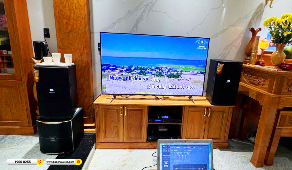 Lắp đặt dàn karaoke JBL hơn 81tr cho anh Hồng tại TP HCM