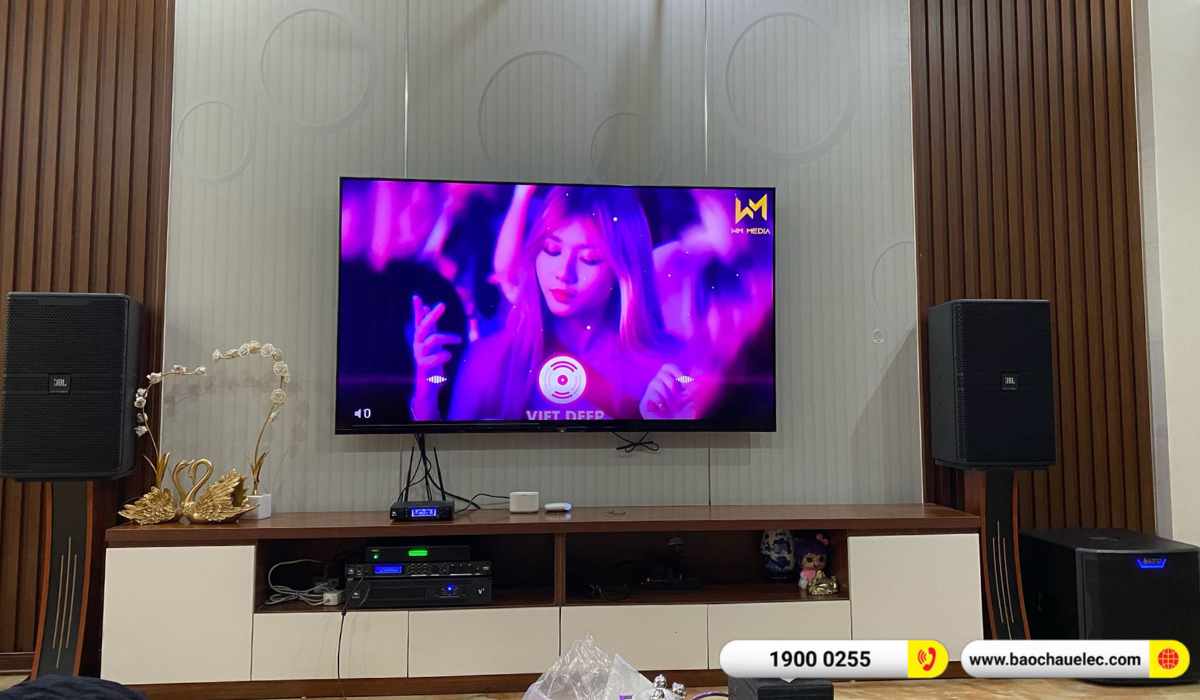 Lắp đặt d&agrave;n karaoke JBL hơn 92tr cho anh T&ugrave;ng tại Hải Ph&ograve;ng