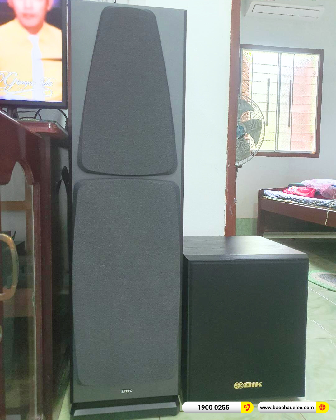 Lắp đặt d&agrave;n karaoke, nghe nhạc BIK hơn 32tr cho anh Dũng tại Tiền Giang