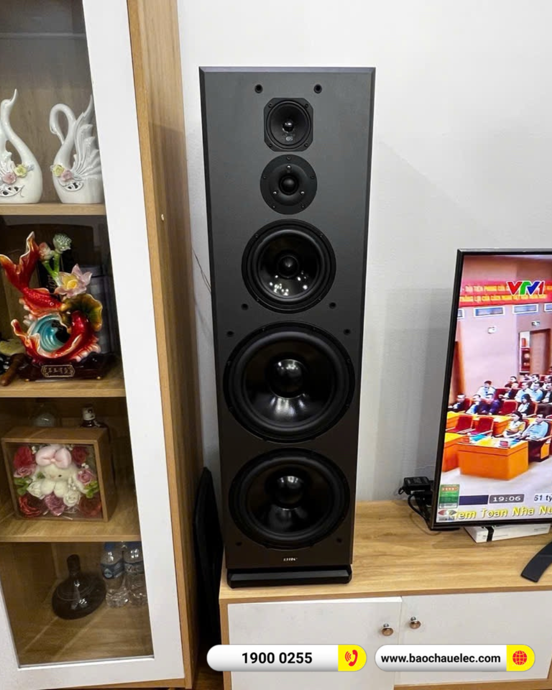 Lắp đặt d&agrave;n karaoke, nghe nhạc BIK hơn 24tr cho c&ocirc; Ninh tại H&agrave; Nội