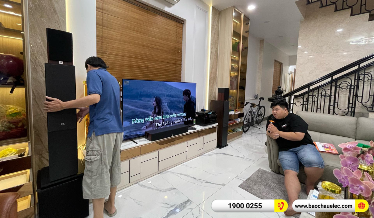 Lắp đặt d&agrave;n karaoke, nghe nhạc JBL hơn 71tr cho anh Kha tại Vĩnh Long