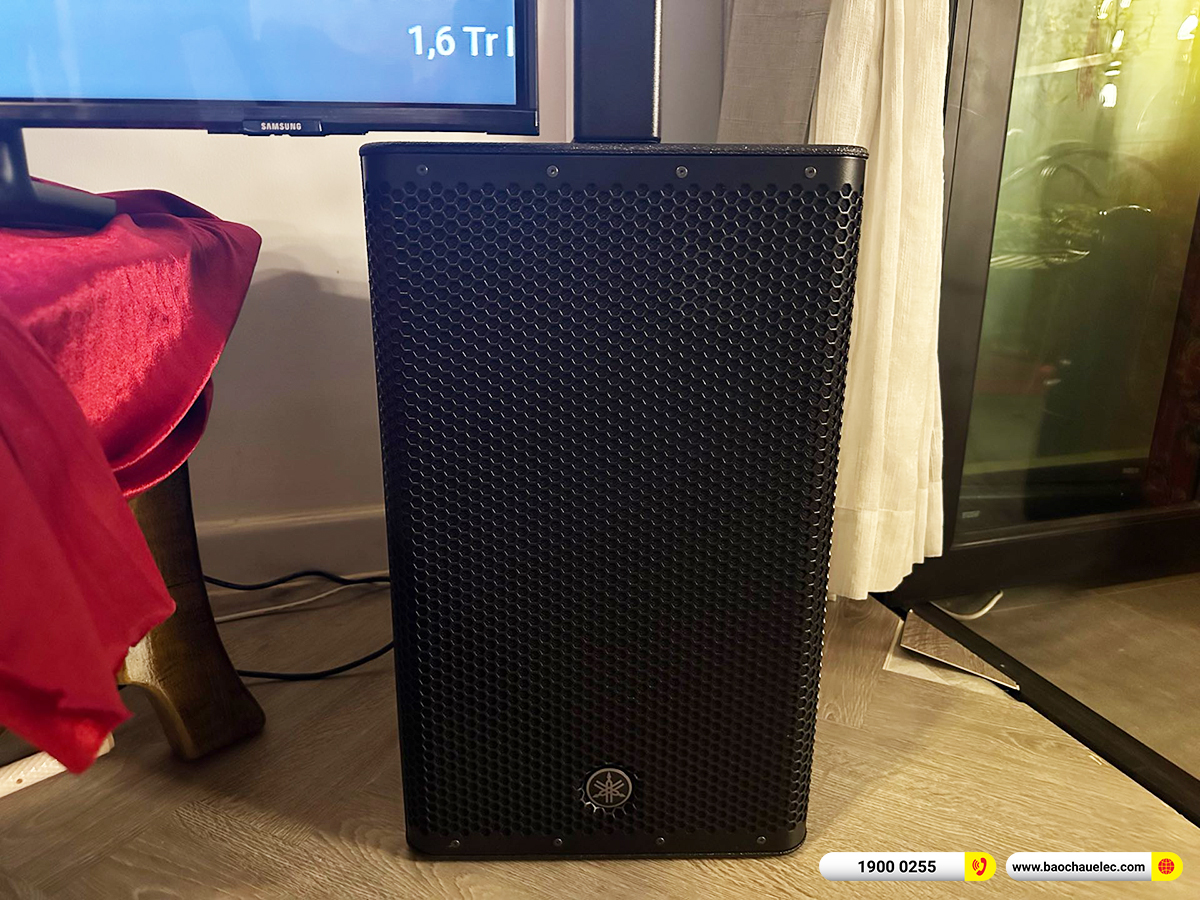 Lắp đặt d&agrave;n karaoke, nghe nhạc Yamaha, B&W hơn 110tr cho chị V&acirc;n ở TPHCM
