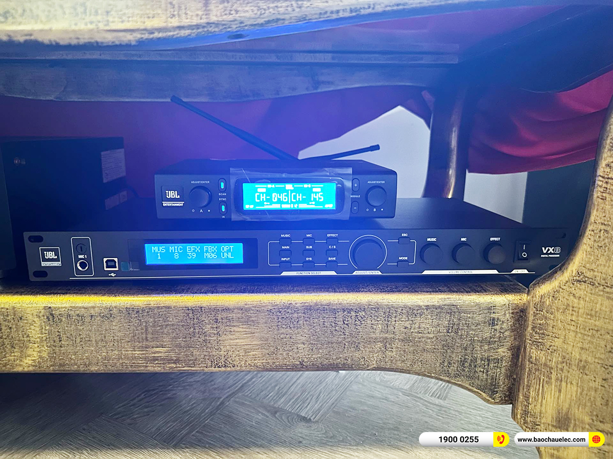 Lắp đặt d&agrave;n karaoke, nghe nhạc Yamaha, B&W hơn 110tr cho chị V&acirc;n ở TPHCM