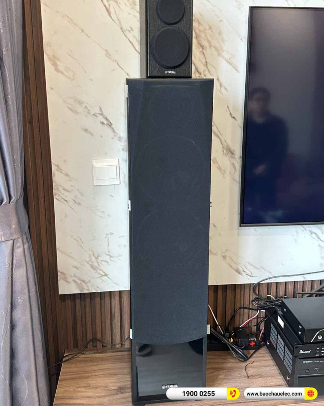 Lắp đặt d&agrave;n karaoke, nghe nhạc Yamaha hơn 27tr cho anh Dũng tại H&agrave; Nội