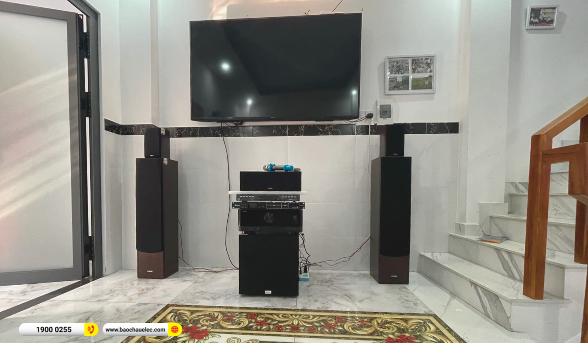 Lắp đặt d&agrave;n karaoke, nghe nhạc Yamaha gần 30tr cho anh Dương tại TP HCM