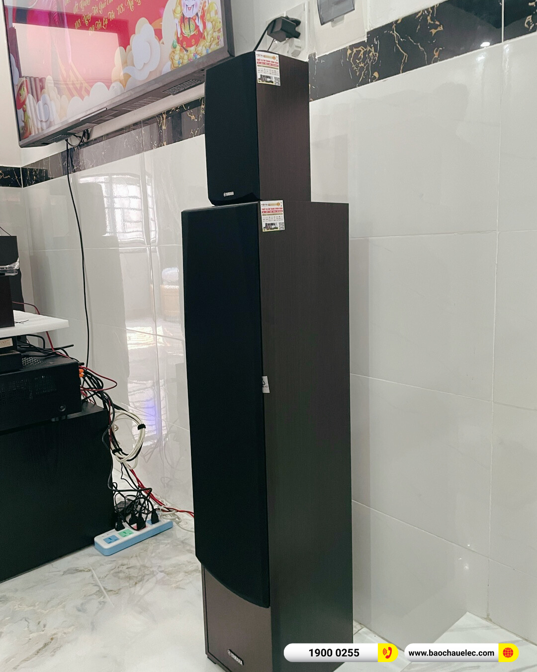 Lắp đặt d&agrave;n karaoke, nghe nhạc Yamaha gần 30tr cho anh Dương tại TP HCM